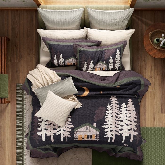 Digital Printed Cotton Quilt Set
