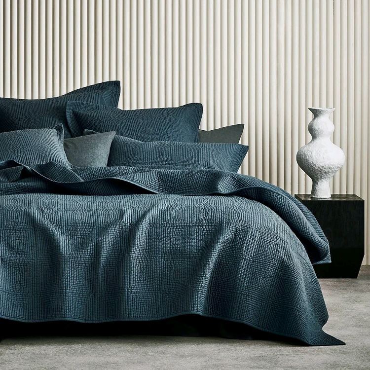Embroidered Cotton Bedspread