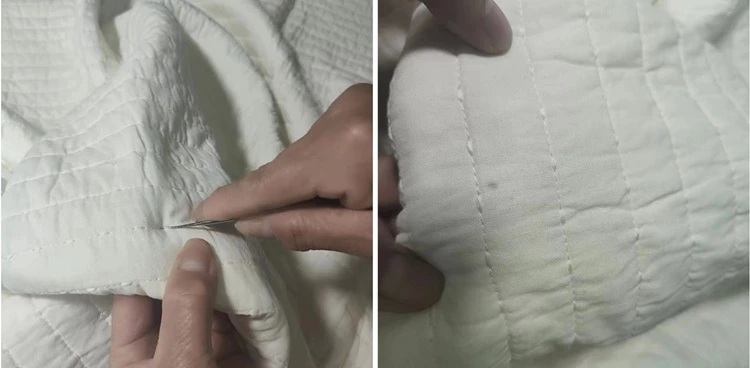 Process of Cream Quilts