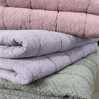 SMIKE Cotton Jacquard Stone Wash Quilts Are Designed And Sampled According To...
