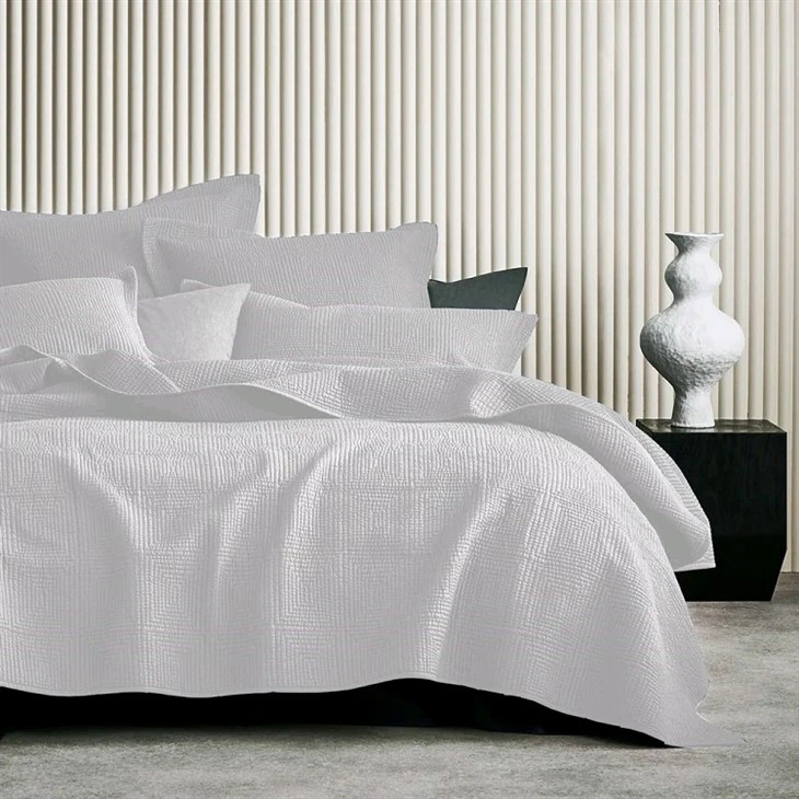 Embroidered Cotton Bedspread-1