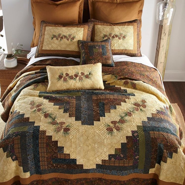 Patchwork Printed Quilt Set