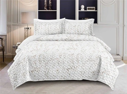 Floral Print Quilt Set-4