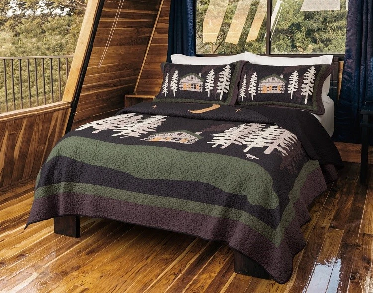 Images of Digital Printed Cotton Quilt Set-2
