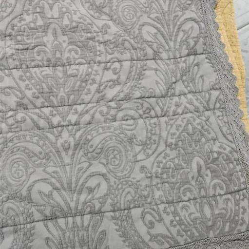 Stone Washed Quilt Set-Light brown