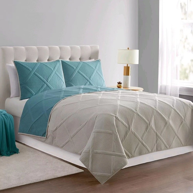 Teal Ultrasonic Quilt Set-SMIKE3
