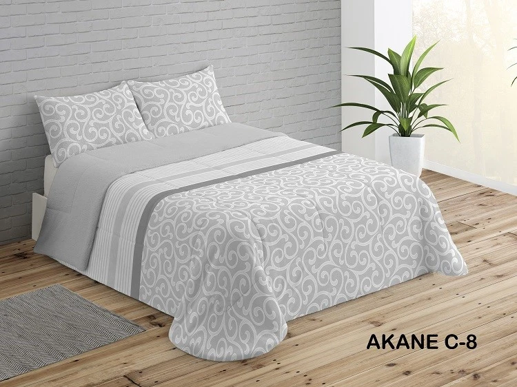 Flannel Fleece Sherpa Comforter Set AKANE C-8