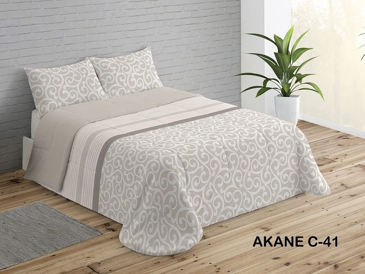Flannel Fleece Sherpa Comforter Set AKANE C-41