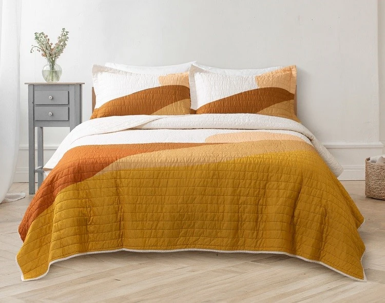 Digital Printing Pattern Cotton Quilt Set
