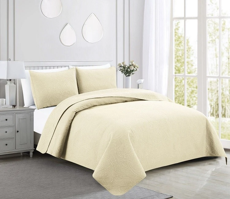 Solid Embroidered Quilts And Bedspreads Solid Embroidered Quilts And Bedspreads