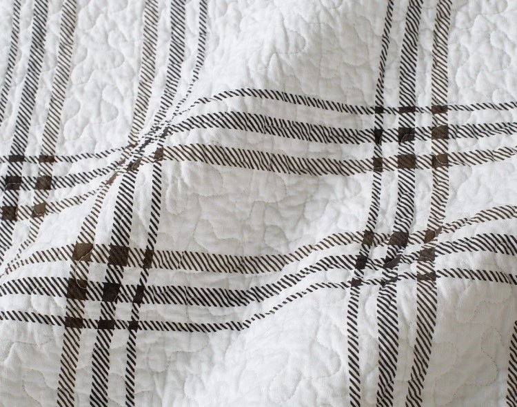 White Birch Pattern Cotton Quilt Set-5