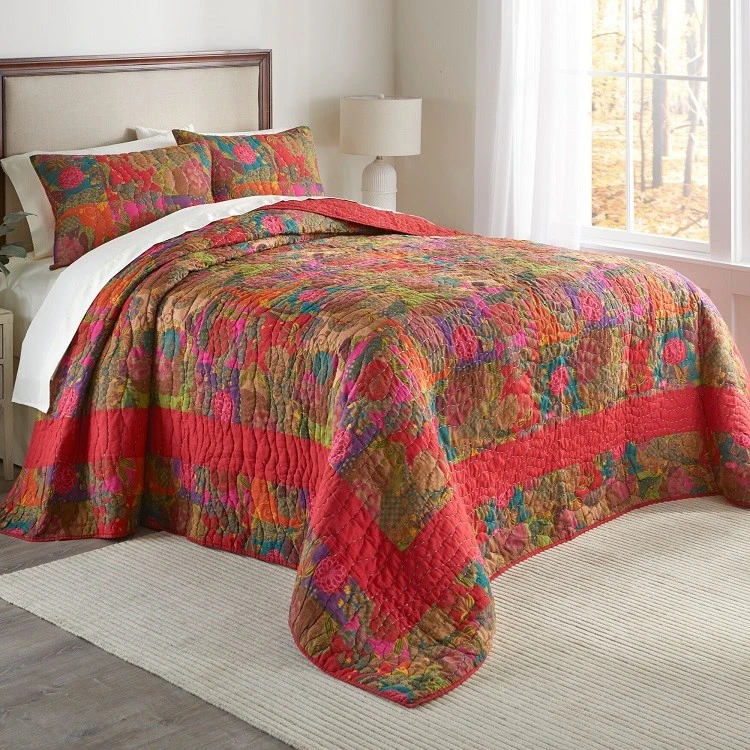 Eembroidered Quilted Bedspread Eembroidered Quilted Bedspread