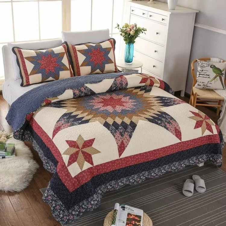 Star Patchwork Quilt Set Star Patchwork Quilt Set