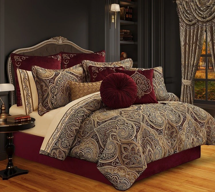 Chenille Jacquard Comforter Set-SMIKE