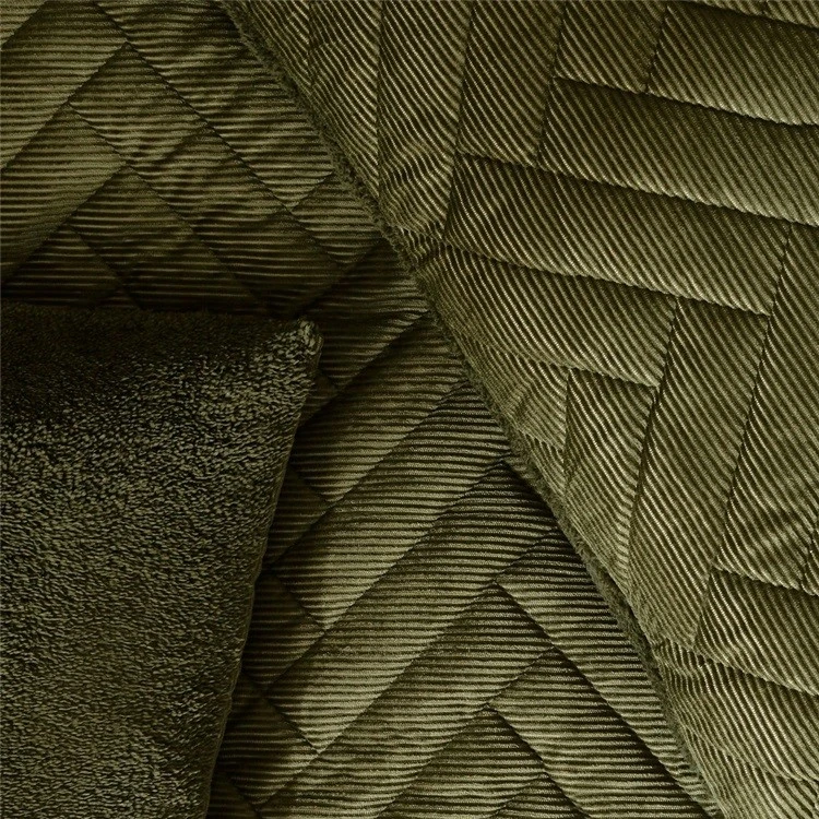 Corduroy Sherpa Reversible Comforter Set-1