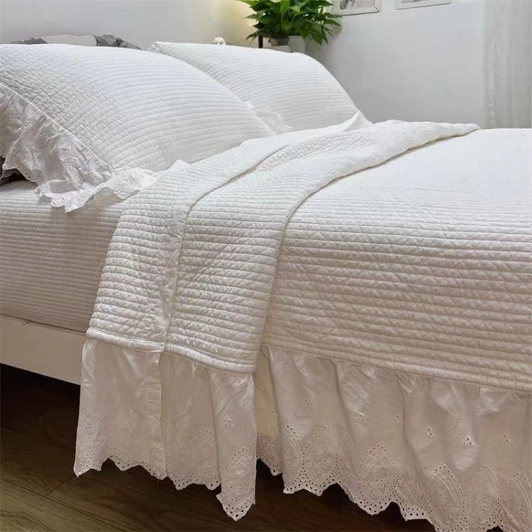 Stonewashed Cotton Bedspread-4 Stonewashed Cotton Bedspread-4