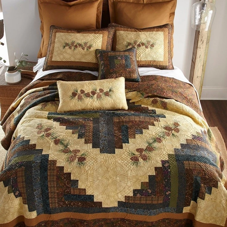 Patchwork Printed Quilt Set-SMIKE